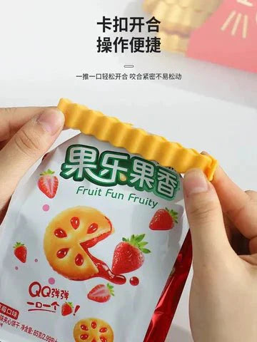 12pcs Sealing clips with magnetic holder