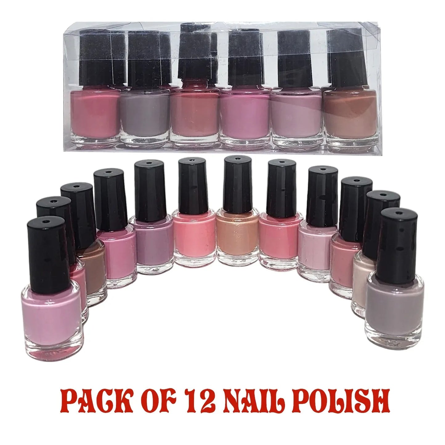 12-Piece Nude Peel-Off Nail Paint