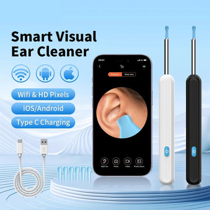 Ear Wax Removal Tool with Camera with LED Light