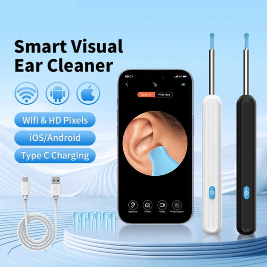 Ear Wax Removal Tool with Camera with LED Light