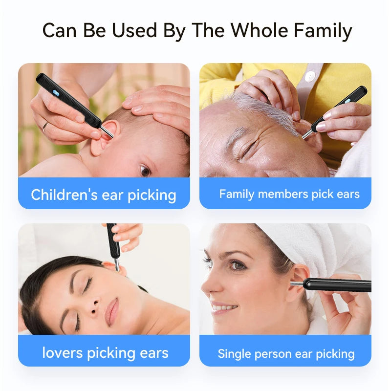 Ear Wax Removal Tool with Camera with LED Light