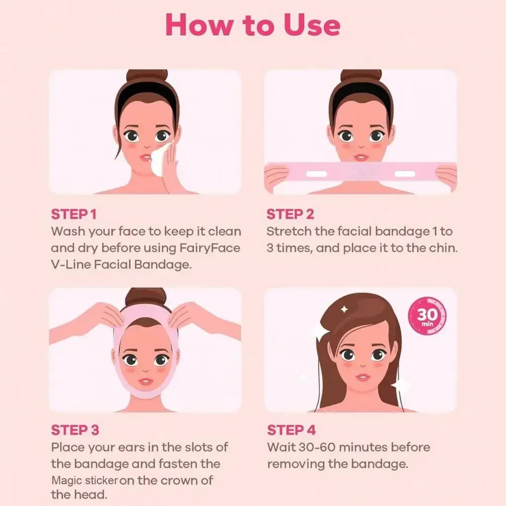 Women Face Slimming Bandage Face Lifting Band