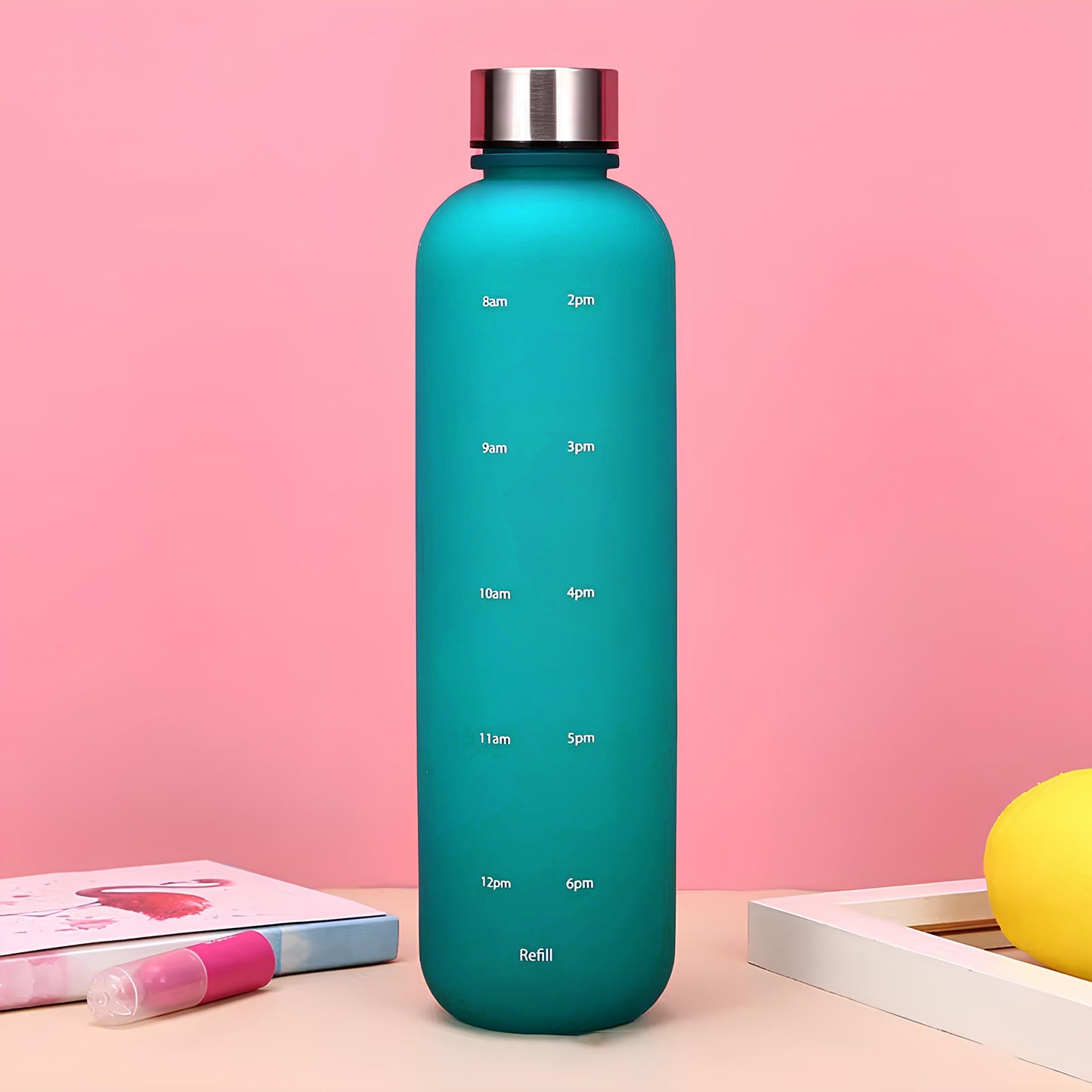 1000ml Tritan Water Bottle with Time Marking