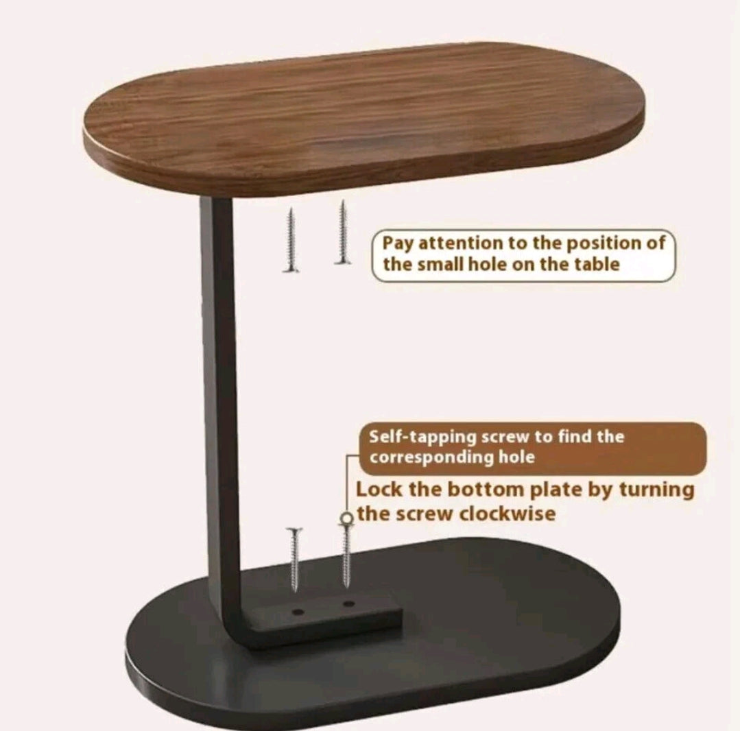 Perfect C-Shaped Side Table – Perfect for Sofa, Bed & Bathtub